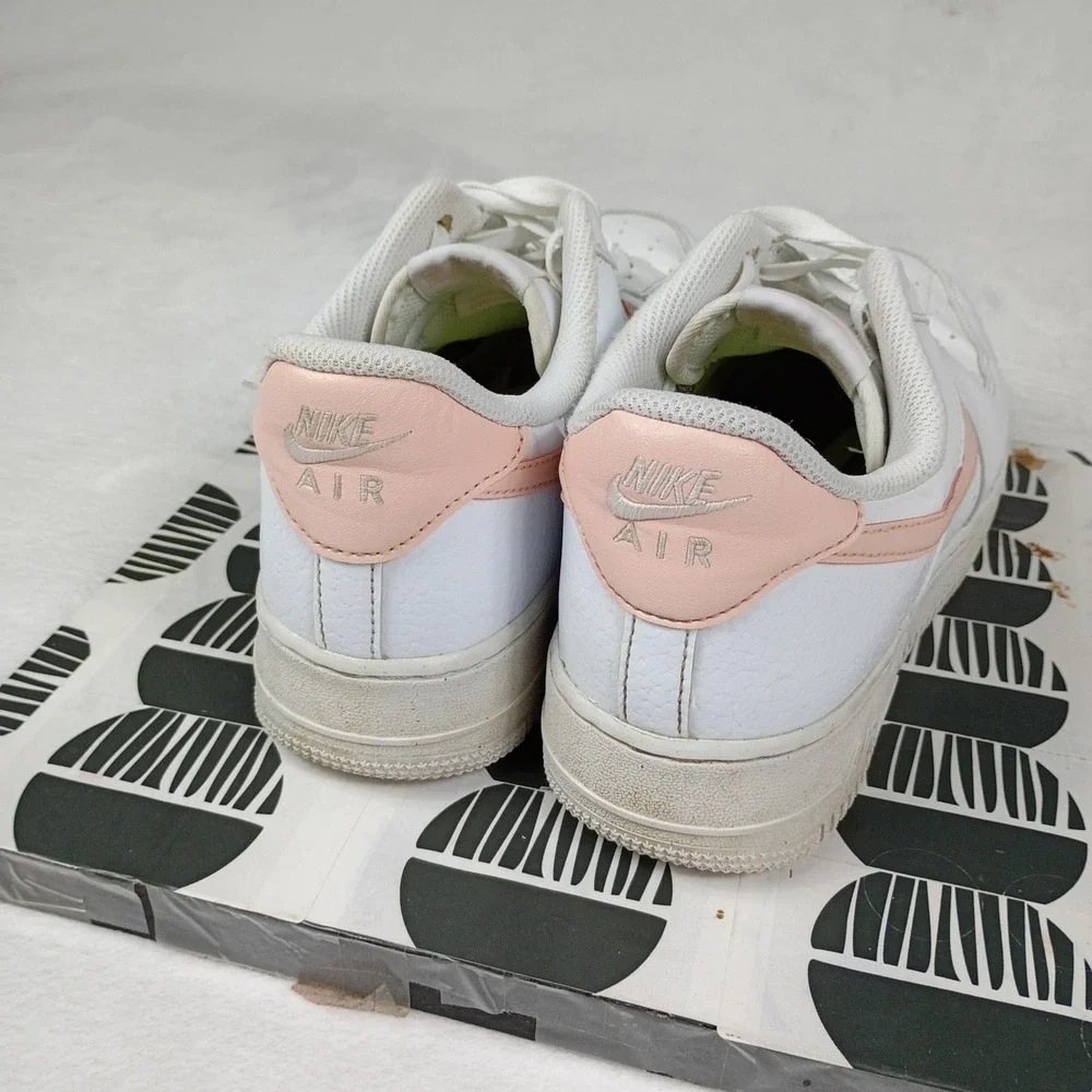 Nike Air Force 1 AF1 Low White‎ Peach Pink Womens Sneakers DN1430-106 Size 11